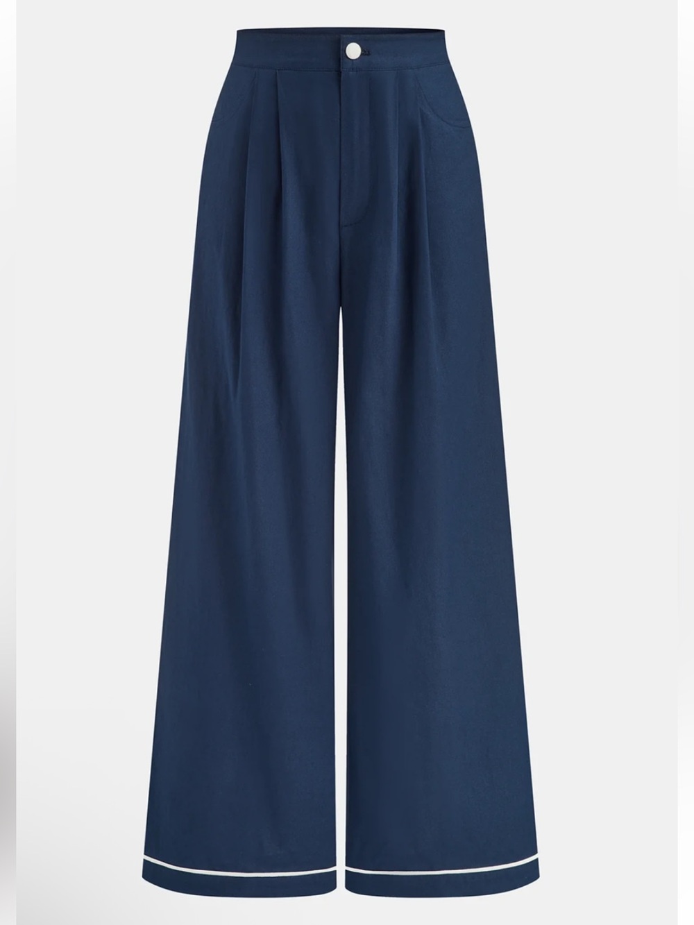 Commense Cotton Linen Cami Top & Wide Leg Pants Set Size Large NWT - Picture 4 of 9